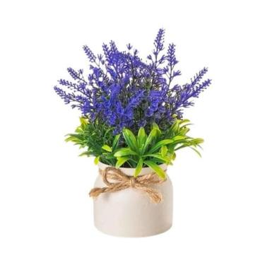 Imagem de Pequenas Flores Artificiais Em Vaso, Plantas Falsas Com Vaso Para Deco