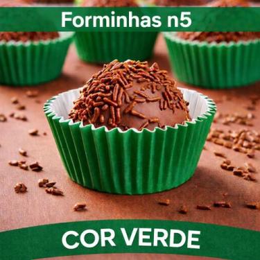 Imagem de 500 forminhas para doces decoração festa cor resistencia - Marques fes