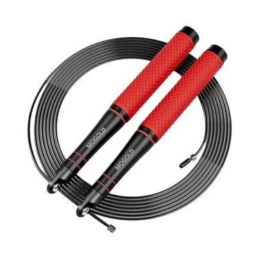 Imagem de Corda De Pular Silenciosa Ajustável Com Cabo De Aço De Alta Elasticida