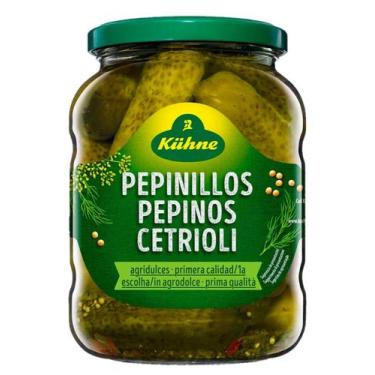 Imagem de Pepinos kuhne inteiros 670g - Kühne