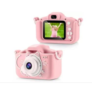 Imagem de Kit Câmera Fotográfica Infantil Digital Vídeos Fotos Jogos - Fam