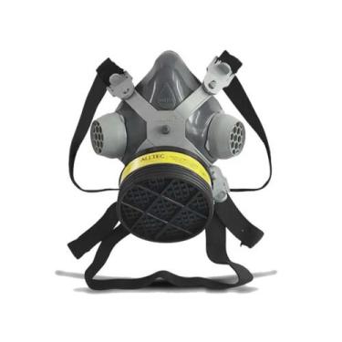 Imagem de Mascara Facial Respirador C/ Filtro Gases Ácidos Alltec - ALLTEC DO BR