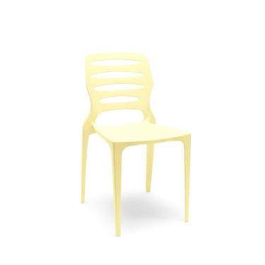 Imagem de Cadeira Ville Amarelo Primavera Empilhável Em Polipropileno Plaxmetal