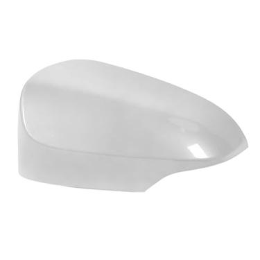 Imagem de aqxreight Espelho Lateral da Porta - Substituição da Tampa do Espelho Retrovisor ABS para Veículos - Carcaça do Asa à Prova de Choque - Ajuste Direito Prateado para 87915 0D909 - Acessório de Carro