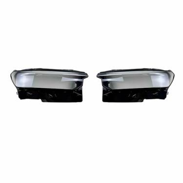 Imagem de Tampa da lente do farol compatível com jeep grand cherokee 4xe 2022 2023 2024 abajur transparente farol lâmpada concha lente tampa de vidro(A Pair)