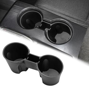 Imagem de Inserção de suporte de copo para acessórios Honda Civic 2022 2023 2024 2025 2026 inserção de forro de console central decoração interior (material TPE resistente ao calor)