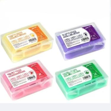 Imagem de Fio dental ultrafino com sabor de frutas — Disponível em 3 tamanhos, 50 unidades por caixa, proporcionando uma limpeza bucal suave. (Sabor de morango,200PCS)