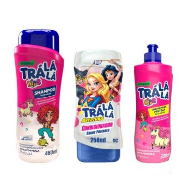 Imagem de Kit Shampoo + Condicionador + Creme de Pentear Trá Lá Lá Hidrakids  Ph