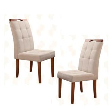 Imagem de Cadeiras para Mesa de Jantar Estofada - Berlim - Art Salas