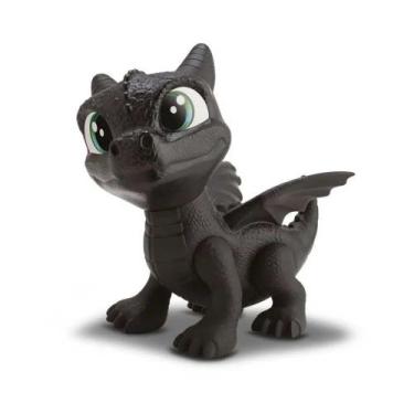 Imagem de Boneco Infantil Baby Dragon Dragao Preto De Vinil Bambola 932