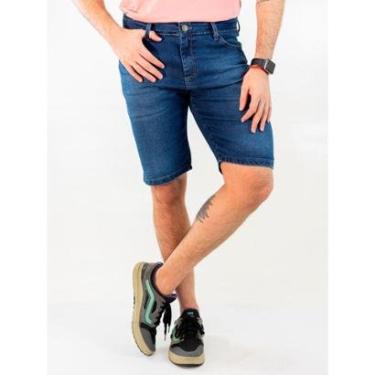 Imagem de Bermuda Masculina Skinny Jeans Clássica Elastano Anticorpus-Masculino