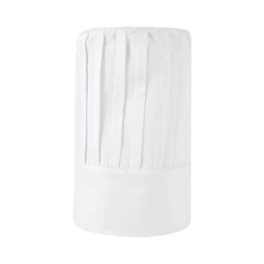 Imagem de Chapéu De Chef Branco 22-29cm, Boné De Cozinheiro Para Garçom, Garçone