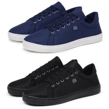 Imagem de Kit 2 Tênis Masculino Casual Super Leve Estiloso Confortável - Bless A