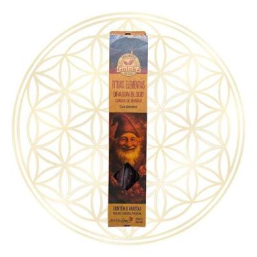 Imagem de Incenso Goloka Vareta Linha Rituais Elementais Sabor:CANELA, DRAGON BL