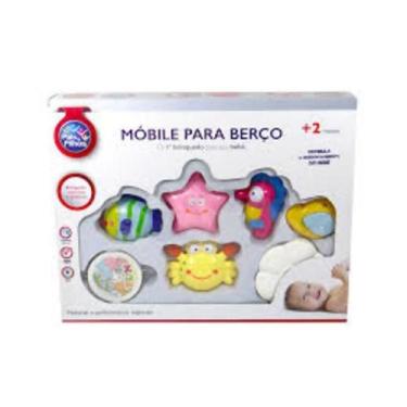 Imagem de Móbile para Berço com 5 Enfeites Fundo do Mar - Pais e Filhos (7192)