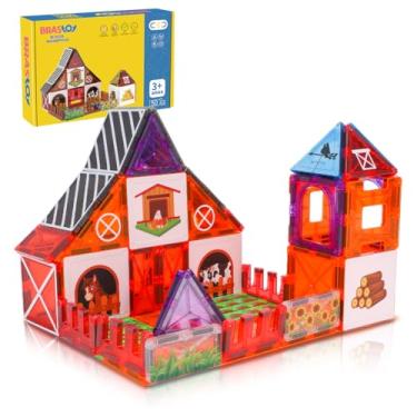 Imagem de Brastoy Blocos de Montar Magnéticos Construção Brinquedos STEM Infantil (50 Peças)