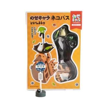 Imagem de Boneco De Anime Gatos Pretos Com Flores Em Camadas, Figurinha De Desen