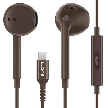 Imagem de Ludos Fones de ouvido ZENITH USB C para iPhone 17 16 15 Pro Max Plus Air iPad Pro Air, 2 anos de garantia, fones de ouvido USB-C para Galaxy S24 S23 Ultra S22 S21 S20 A55 A54 A53, fones de ouvido USB