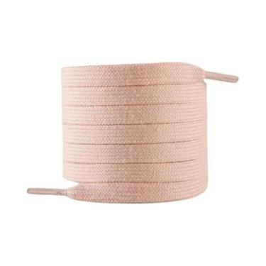 Imagem de Cadarços De Algodão Planos Unissex Para Tênis De Cano Alto AF1 AJ1, Ca