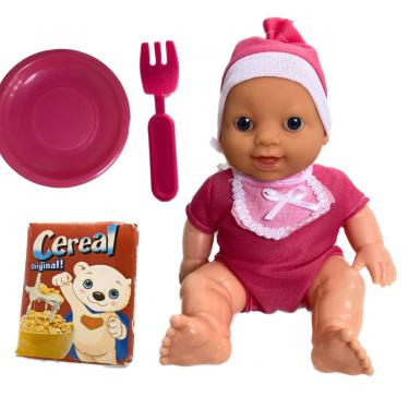 Imagem de Boneca Papinha Divertida Little Miketinhas - Miketa 1342