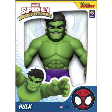 Imagem de Boneco Hulk Spidey Articulado Gigante 50 Cm Mimo - 0444