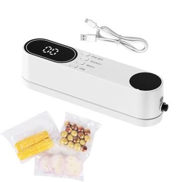 Imagem de Mini seladora a vácuo – ferramenta compacta de vedação de saco de alimentos | Mini selante a vácuo sem fio, para dormitório doméstico, hotel, restaurante, apartamento, aluguel de empresas