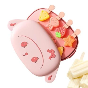 Imagem de Moldes para picolé de silicone | Silicone para máquina de sorvete, ferramentas para pastelaria fria para sucos, bebidas e acessórios de sobremesa gelada