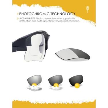 Imagem de AOZAN Lentes de reposição ANSI Z87.1 para óculos de sol Oakley Corridor SQ OO9415 - HI-DEF fotocromático