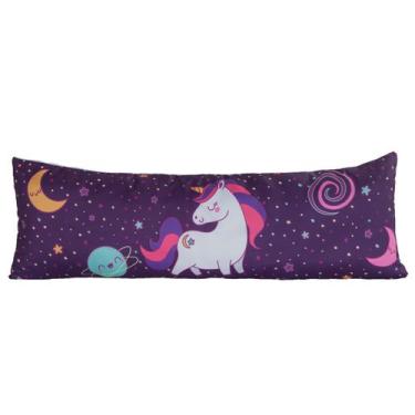 Imagem de Travesseiro de Corpo Xuxão Cheio 135cm x 45cm Gigante Enchimento Com F