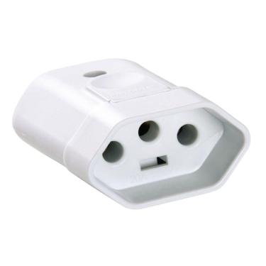 Imagem de Plugue Fêmea 2p+t 20 A 250 V Tramontina Branco Tramontina