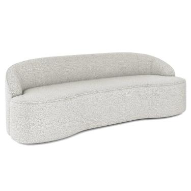 Imagem de Sofá 4 Lugares para Sala de Estar Living 260cm Theo D06 Boucle Creme - Mpozenato