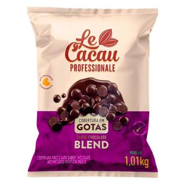 Imagem de Cobertura Gotas Chocolate Blend Le Cacau 1,01kg - LeCacau