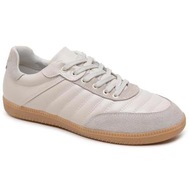 Imagem de Tênis Feminino Esportivo Casual Cano Baixo Couro Legítimo Amanda-Feminino