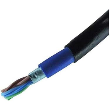 Imagem de Cabo Blindado LAN F UTP 24 AWG x 4P Cat.5e (Por Metro) 100% Cobre Dupl
