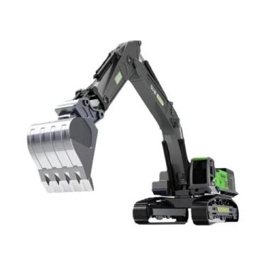 Imagem de Brinquedos De Construção Em Metal Para Meninos, Escavadora, Bulldozer,