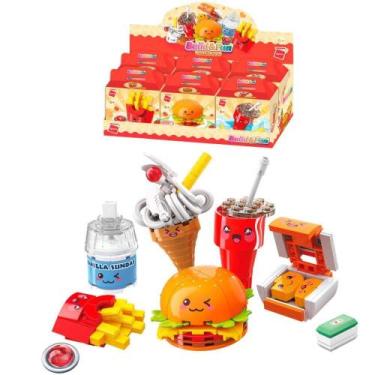 Imagem de Brinquedo para Montar SET Build & FUN FAST Food Sortido (display com 6