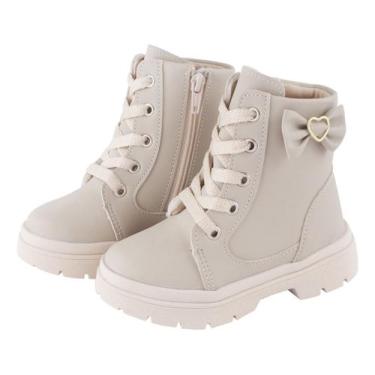 Imagem de Bota Infantil Coturno Feminino Antiderrapante Macia Menina - Mimoflex,