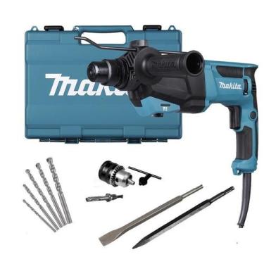 Imagem de Martelete Rompedor Sds Plus Hr2670 Makita 800W + Brocas