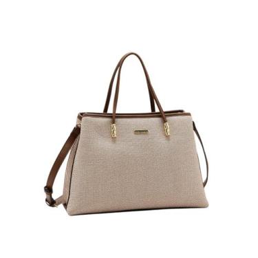 Imagem de Bolsa Feminina Chenson Com Alça Transversal Contemporâneo, Nude