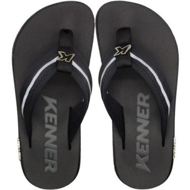 Imagem de Sandália De Dedo Kenner Kivah Reflex Masculina, Preto, 41