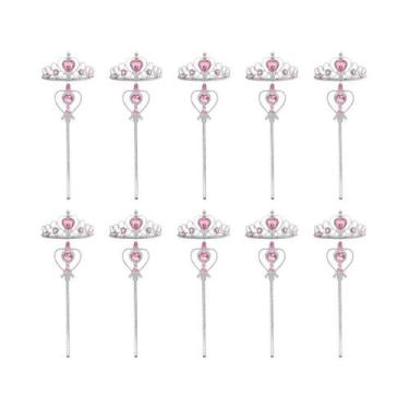 Imagem de Conjunto De Varinha Mágica E Coroa De Diamante Para Meninas, Fantasia 