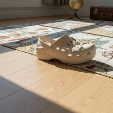 Imagem de Sandália Moleca Babuche Feminina Tratorada Pingente Confortável Origin