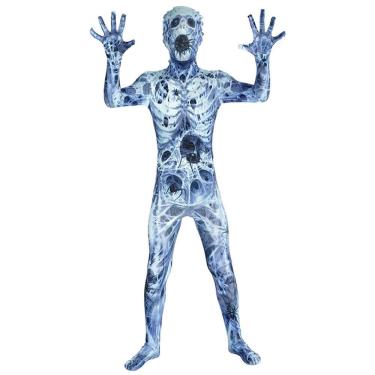 Imagem de Macacão Halloween Skeleton Zombie com impressão digital 3D Cosplay