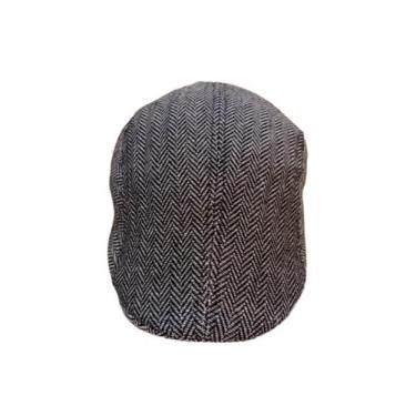 Imagem de Boina Boné Masculino Estilo Italiano Algodão Elegante para Outono Inve