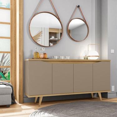 Imagem de Buffet Grace Cinza Fendii/Hannover - Casa D Móveis