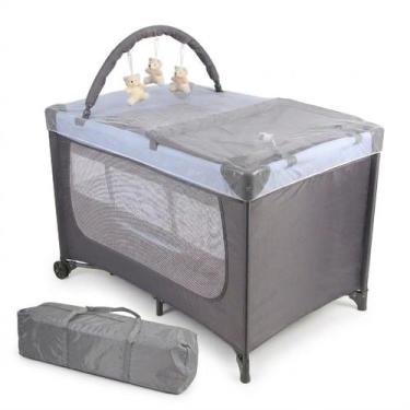 Imagem de Berço Joly Trocador Cercado Mosqueteiro Bolsa Para Viagem Desmontável 