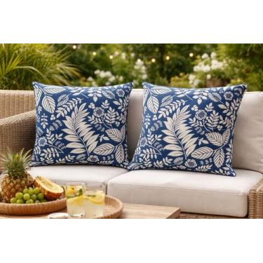 Imagem de Kit 2 Capas para Almofadão Impermeável 60cmx60cm Ambiente Externo Área