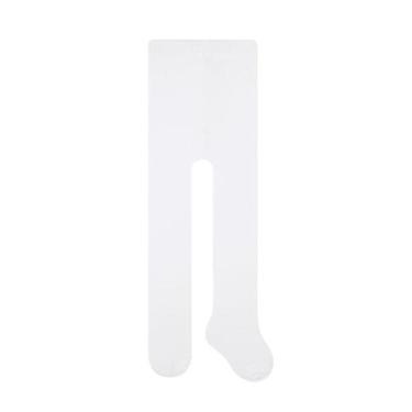 Imagem de Meia Calça Lisa Bebê Unissex Algodão Selene Ref 9000, PP, Branco, Femi