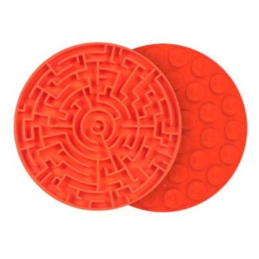 Imagem de Tapete de Lamber Comedouro Ração Úmida Labirinto P Pet Games Petisco C