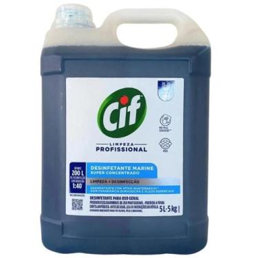 Imagem de Desinfetante Super Concentrado Cif Profissional Marine 5 Litros